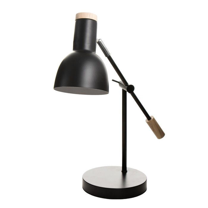 Настольная лампа "Джадо" E27 40Вт черный 15х15х47 см - фото 1906160363