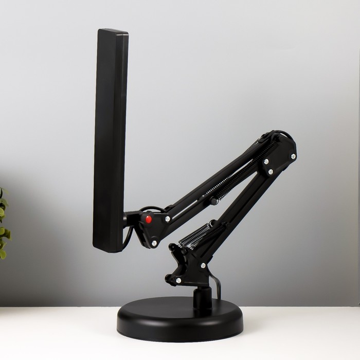 Настольная лампа "Брина" LED 7Вт черный 14,5х14,5х67 см RISALUX - фото 1910542348