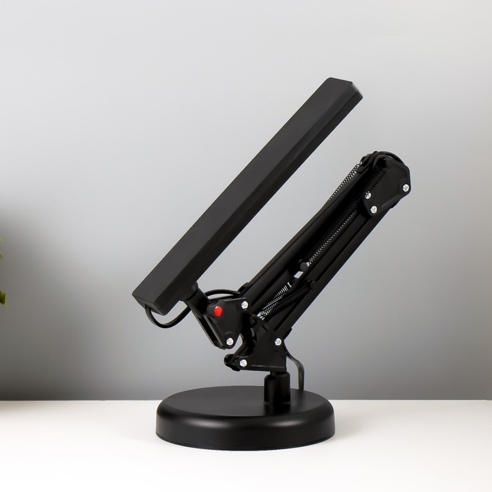 Настольная лампа "Брина" LED 7Вт черный 14,5х14,5х67 см RISALUX - фото 1910542349