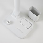 Настольная лампа "Дел" LED 5Вт АКБ USB белый RISALUX - фото 21969629
