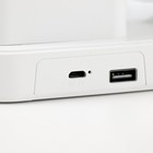 Настольная лампа "Дел" LED 5Вт АКБ USB белый RISALUX - фото 21969632