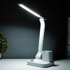 Настольная лампа "Дел" LED 5Вт АКБ USB белый RISALUX - фото 21969621