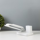 Настольная лампа "Дел" LED 5Вт АКБ USB белый RISALUX - фото 21969623