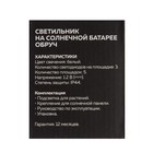 Садовый светильник на солнечной батарее «Обруч», 15 LED, свечение тёплое белое - Фото 10