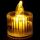 Свеча светодиодная, горит жёлтым (комплект 6 шт) - фото 35194199