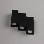 Светильник фасадный «Луч», 6 Вт, 3000К, 3 луча, IP65, 220 В, металлический корпус, чёрный, свечение тёплое белое - Фото 5