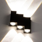 Светильник фасадный «Луч», FSD-011, 6 Вт, 3000К, 3 луча, IP65, 220 В, металл, черный - фото 9592818