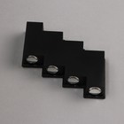 Светильник фасадный «Луч», 8 Вт, 3000К, 4 луча, IP65, 220 В, металлический корпус, чёрный, свечение тёплое белое - Фото 5