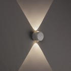 Светильник фасадный «Кубик», FSD-013, 2 Вт, 3000К, 1 луч, IP65, 220 В, металл, белый - Фото 3