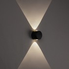 Светильник фасадный «Кубик», FSD-013, 2 Вт, 3000К, 1 луч, IP65, 220 В, металл, черный - Фото 3