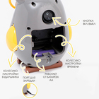 Часы - будильник «Совушка» детские, USB, подсветка, зеркало, расчёска, d=7.5 см, от батареек АА - Фото 2