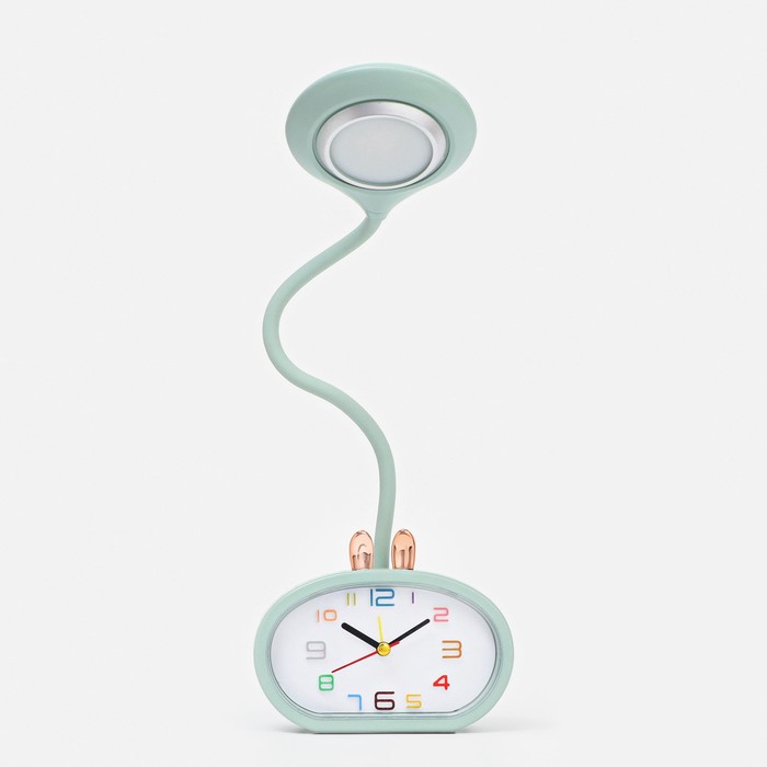 Часы - будильник с подсветкой "Элеанор", подсветкой, 3 режима, дискретный ход, AA, USB - Фото 1