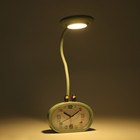 Часы - будильник с подсветкой "Элеанор", подсветкой, 3 режима, дискретный ход, AA, USB - Фото 4