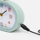 Часы - будильник с подсветкой "Элеанор", подсветкой, 3 режима, дискретный ход, AA, USB - Фото 7