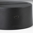 Основание светильника сенсорное LED 7 цветов USB черный 10×10×3.5 см RISALUX - Фото 5