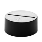 Основание светильника сенсорное LED 7 цветов USB черный 10×10×3.5 см RISALUX - Фото 7