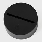 Основание светильника с ПДУ LED 16 цветов USB черный 10×10×3.5 см RISALUX - Фото 3