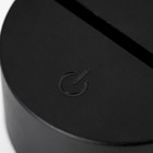 Основание светильника с ПДУ LED 16 цветов USB черный 10×10×3.5 см RISALUX - Фото 4