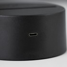 Основание светильника с ПДУ LED 16 цветов USB черный 10×10×3.5 см RISALUX - Фото 5