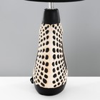 Настольная лампа "Корнели" Е27 40Вт черный 18х26х41 см RISALUX - фото 21969777