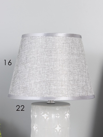 Настольная лампа RISALUX «Сандра», Е14, 40 Вт, 22.5×22.5×36 см, серый