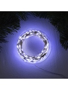 Гирлянда «Нить» 50 м роса, IP44, серебристая нить, 500 LED, свечение белое, 8 режимов, 31 В - Фото 5
