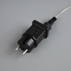 Гирлянда «Нить» 50 м, роса, IP44, серебристая нить, 500 LED, свечение тёплое белое, 8 режимов, 31 В - Фото 7