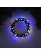Гирлянда «Нить» 50 м роса, IP44, зелёная нить, 500 LED, свечение мульти, 8 режимов, 31 В - Фото 5