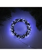Гирлянда «Нить» 50 м роса, IP44, зелёная нить, 500 LED, свечение белое, 8 режимов, 31 В - Фото 5