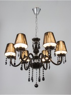 Люстра "Элегант" 6хЕ14 40Вт черный 58х58х60-110см BayerLux - Фото 2
