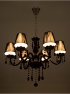 Люстра "Элегант" 6хЕ14 40Вт черный 58х58х60-110см BayerLux - Фото 3