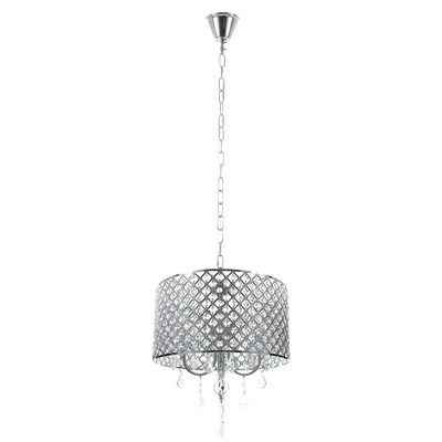 Люстра BayerLux «Савой» 4хЕ14 40 Вт хром 55×55×50-110 см