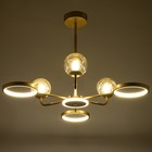 Люстра «Мирбис» 6хLED 4000К 30 Вт 3хG9 золото 75×75×59 см BayerLux - фото 57969871