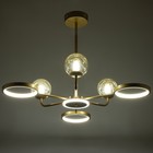 Люстра «Мирбис» 6хLED 4000К 30 Вт 3хG9 золото 75×75×59 см BayerLux - фото 57969872