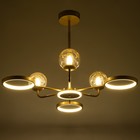 Люстра «Мирбис» 6хLED 4000К 30 Вт 3хG9 золото 75×75×59 см BayerLux - фото 57969873