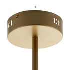 Люстра «Мирбис» 6хLED 4000К 30 Вт 3хG9 золото 75×75×59 см BayerLux - фото 57969877