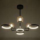 Люстра "Мирбис" 6хLED 30Вт 3хG9 черный 75х75х59см BayerLux - Фото 3