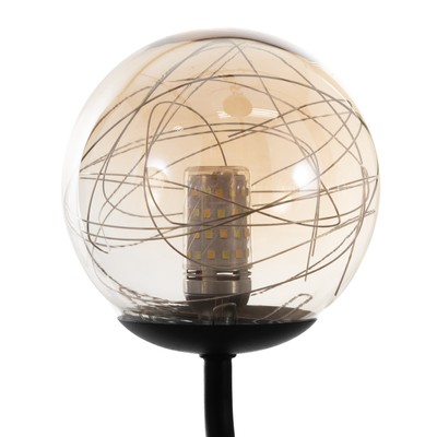 Люстра «Мирбис» 12хLEd=80 Вт 6хG9 черный 120×120×59 см BayerLux