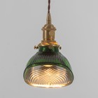 Светильник BayerLux «Джастин» Е27 40 Вт зелёный12×12×16-116 см - фото 3809243