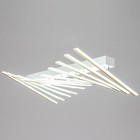 Люстра "Бертон" 12xLED 80Вт бело-золотой 90х60х13 см BayerLux - фото 21970048