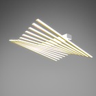 Люстра "Бертон" 12xLED 80Вт бело-золотой 90х60х13 см BayerLux - фото 21970057