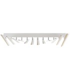 Люстра "Бертон" 12xLED 80Вт бело-золотой 90х60х13 см BayerLux - фото 21970052