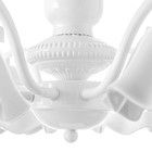 Люстра «Лукреция» 8хЕ27 40 Вт белый 88×88×37-72 см BayerLux - фото 4370157