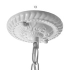 Люстра «Лукреция» 8хЕ27 40 Вт белый 88×88×37-72 см BayerLux - фото 4370158