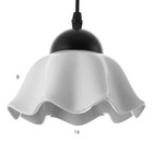 Светильник BayerLux "Лукреция" 3хЕ27 40Вт чёрно-белый 58х22х20-120 см - фото 21970230