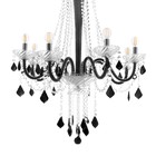 Люстра "Карина" 8хЕ14 40Вт черный 75х75х100-130см BayerLux - фото 24244948