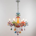 Люстра "Роуми" 6хЕ14 40Вт цветная 60х60х65-95см BayerLux - фото 35842497