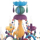 Люстра "Роуми" 6хЕ14 40Вт цветная 60х60х65-95см BayerLux - фото 35842502