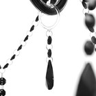 Люстра "Элегант" 3хЕ14 40Вт черный 55х55х55-85см BayerLux - фото 21970319