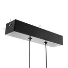 Светильник BayerLux"Интен" LED 30Вт 6000К чёрный 90х25-125 см 9285268